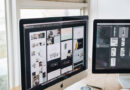 AI automation agency office computer workspace