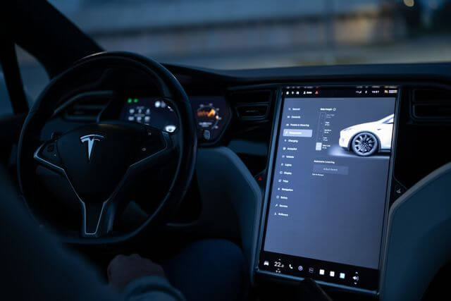 Tesla Cybercab details autonomous vehicle interior